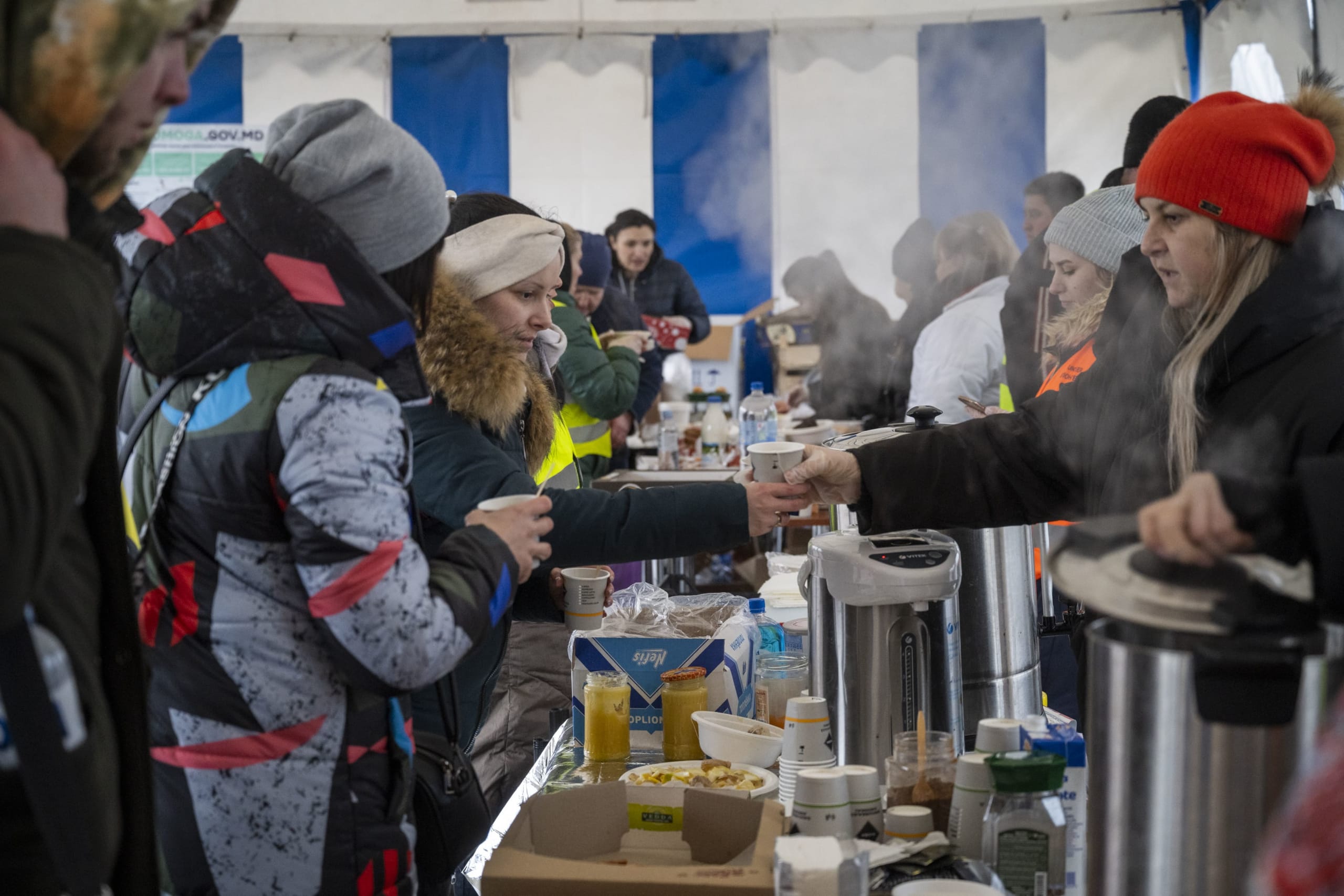 Distribution alimentaire en Ukraine